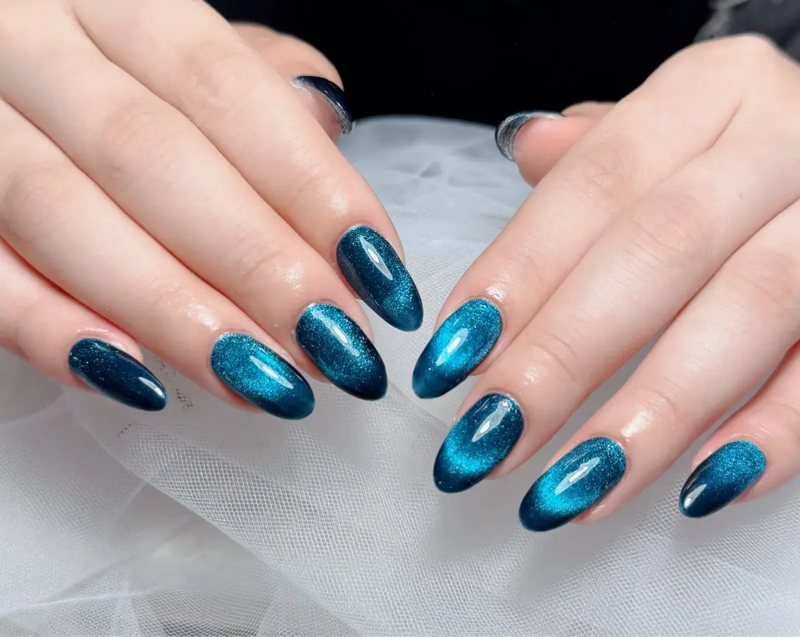 💅[自爪]マグネット🧲ミラーワンカラ😘の写真