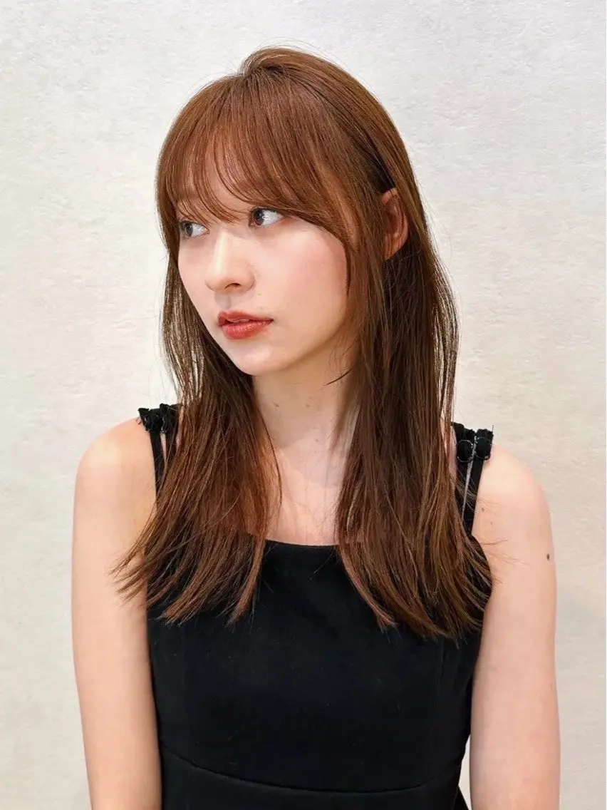 ロング カラー パーマ kazuki【顔周り ×レイヤーカット】のヘアスタイル