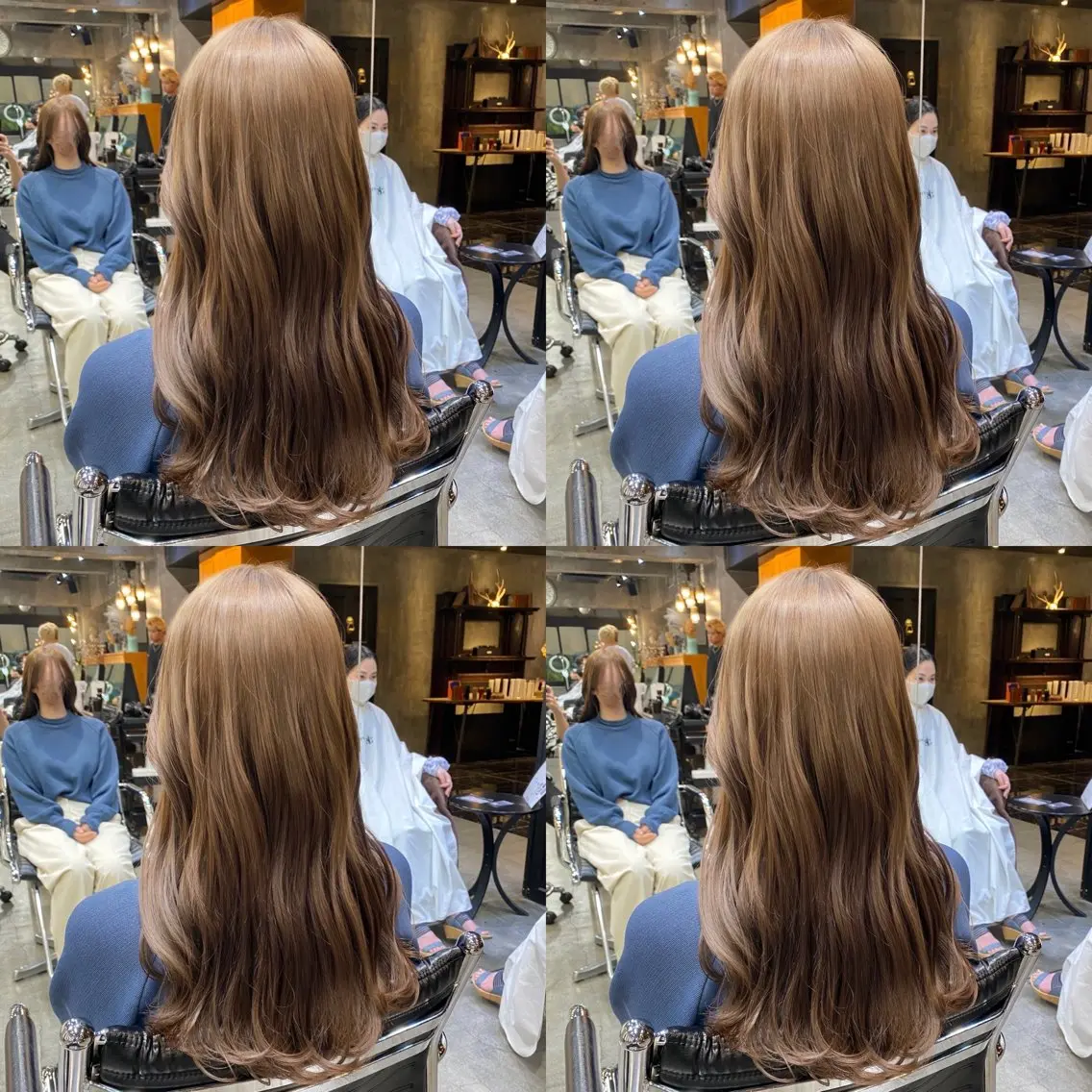 セミロング カット ヘアカラー 透明感カラー🌿 グレージュ🐺陽介のヘアスタイル