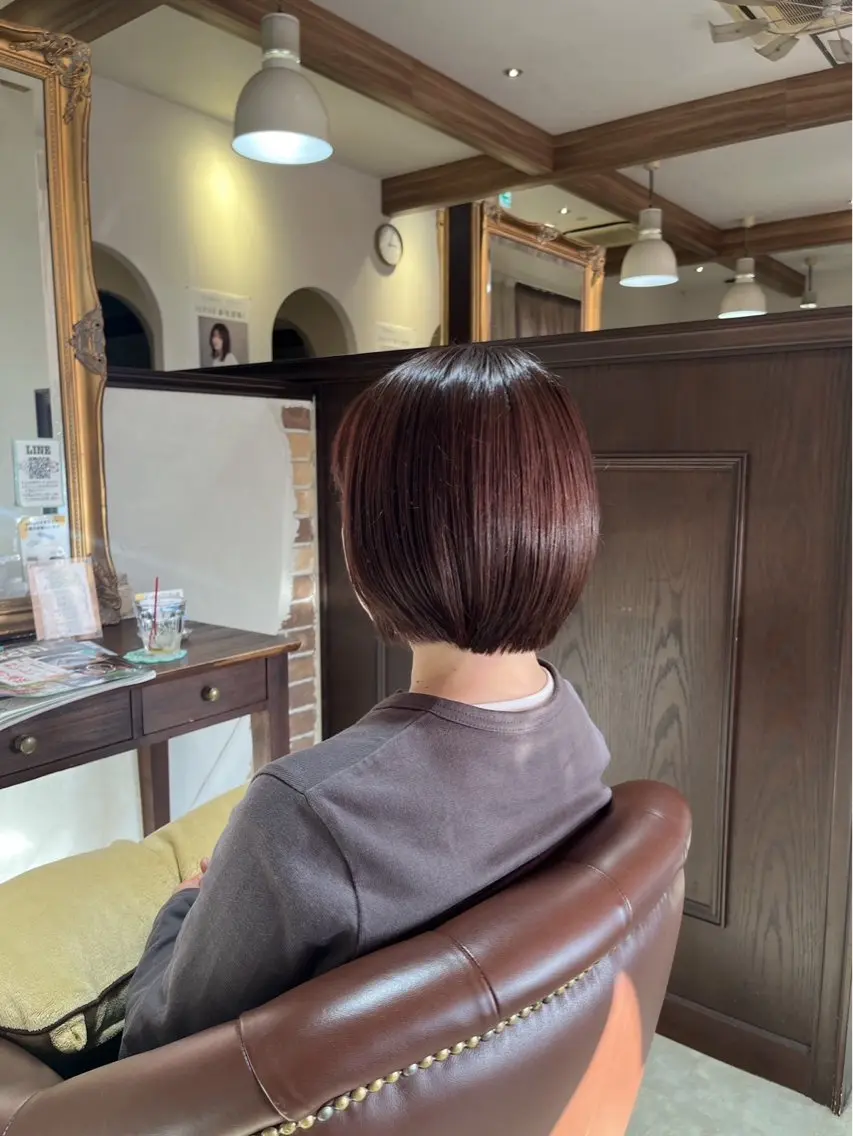 ショート 安中 莉椰のヘアスタイル