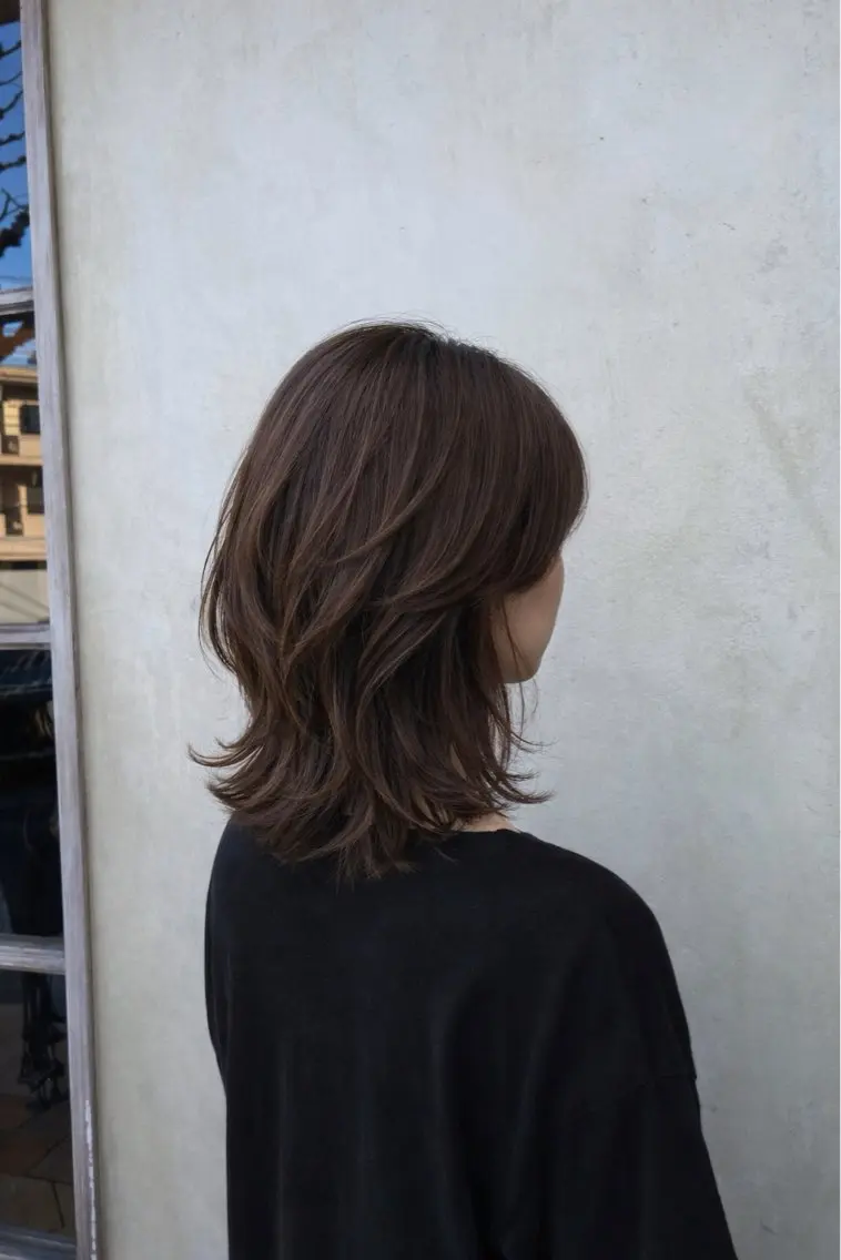 ミディアム ひらつか まおのヘアスタイル