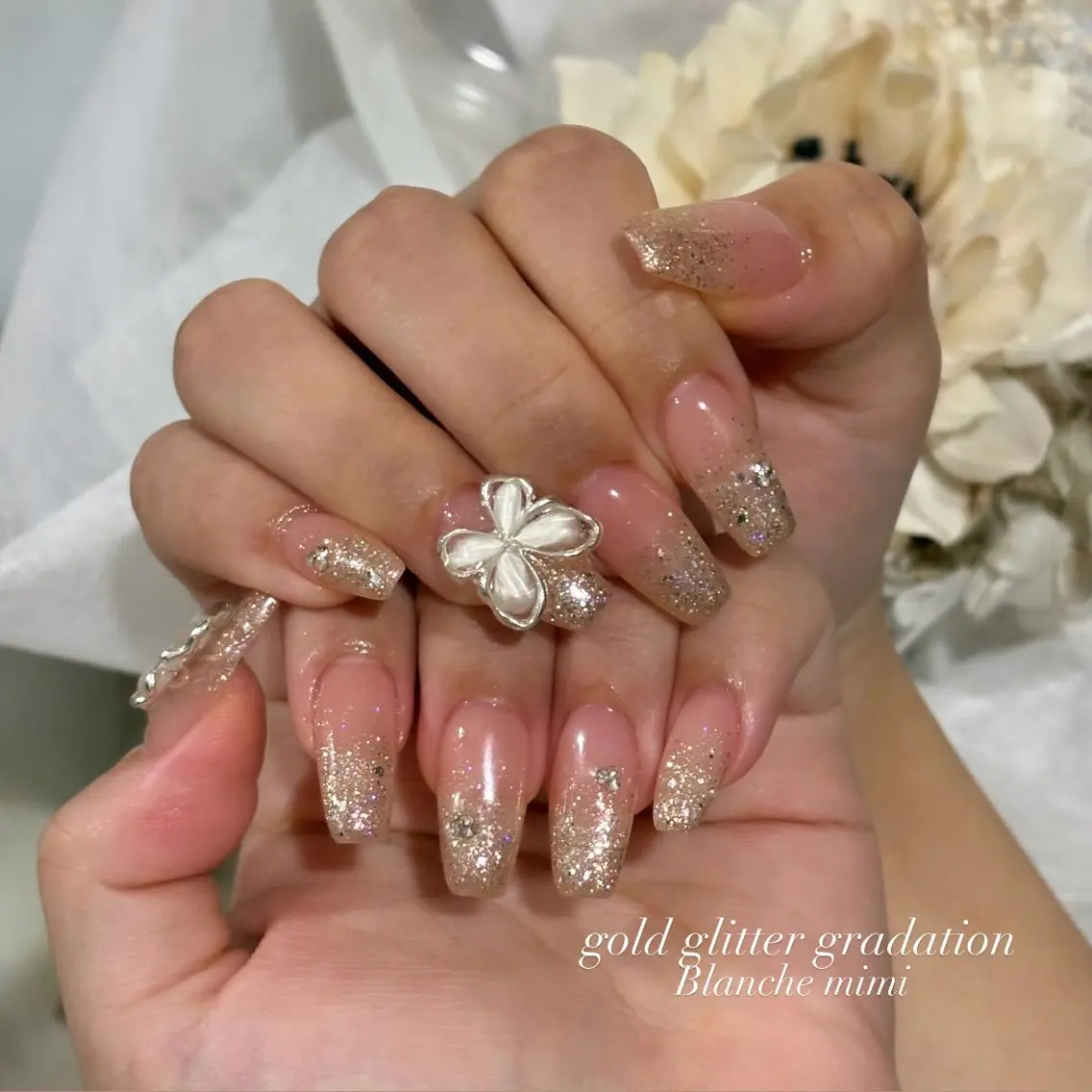 ネイル ハンドネイル Blanche mimi.u_aのネイルデザイン