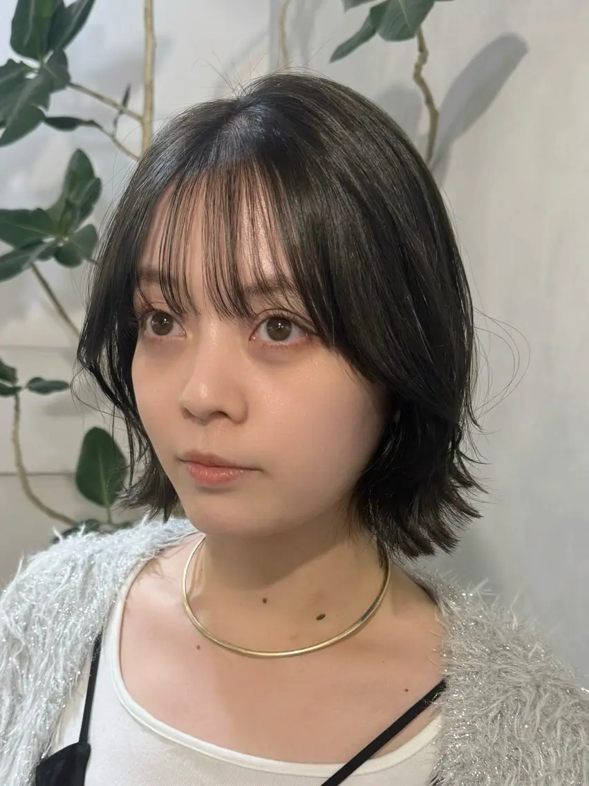 セミロング カット ヘアセット 新宿/顔周りカット +レイヤー=しずく♩のヘアスタイル