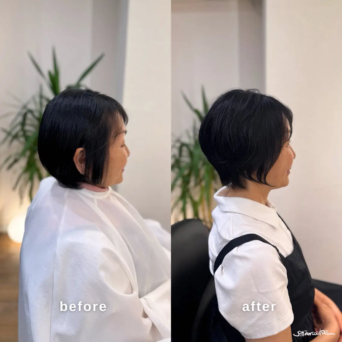 ショート カラー ショートヘア カット ヘアカラー トリートメント ヘアセット しんのすけ /モデルさん募集中のヘアスタイル