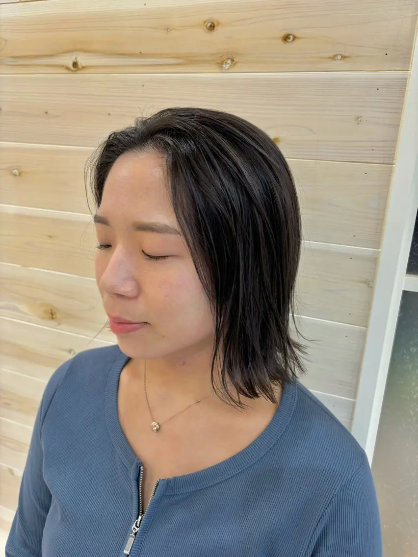 ミディアム カラー デザインカラー ハイライトカラー ボブ ハイライト レイヤーカット カット ヘアカラー 田野倉NEXT店 美髪ニストのヘアスタイル