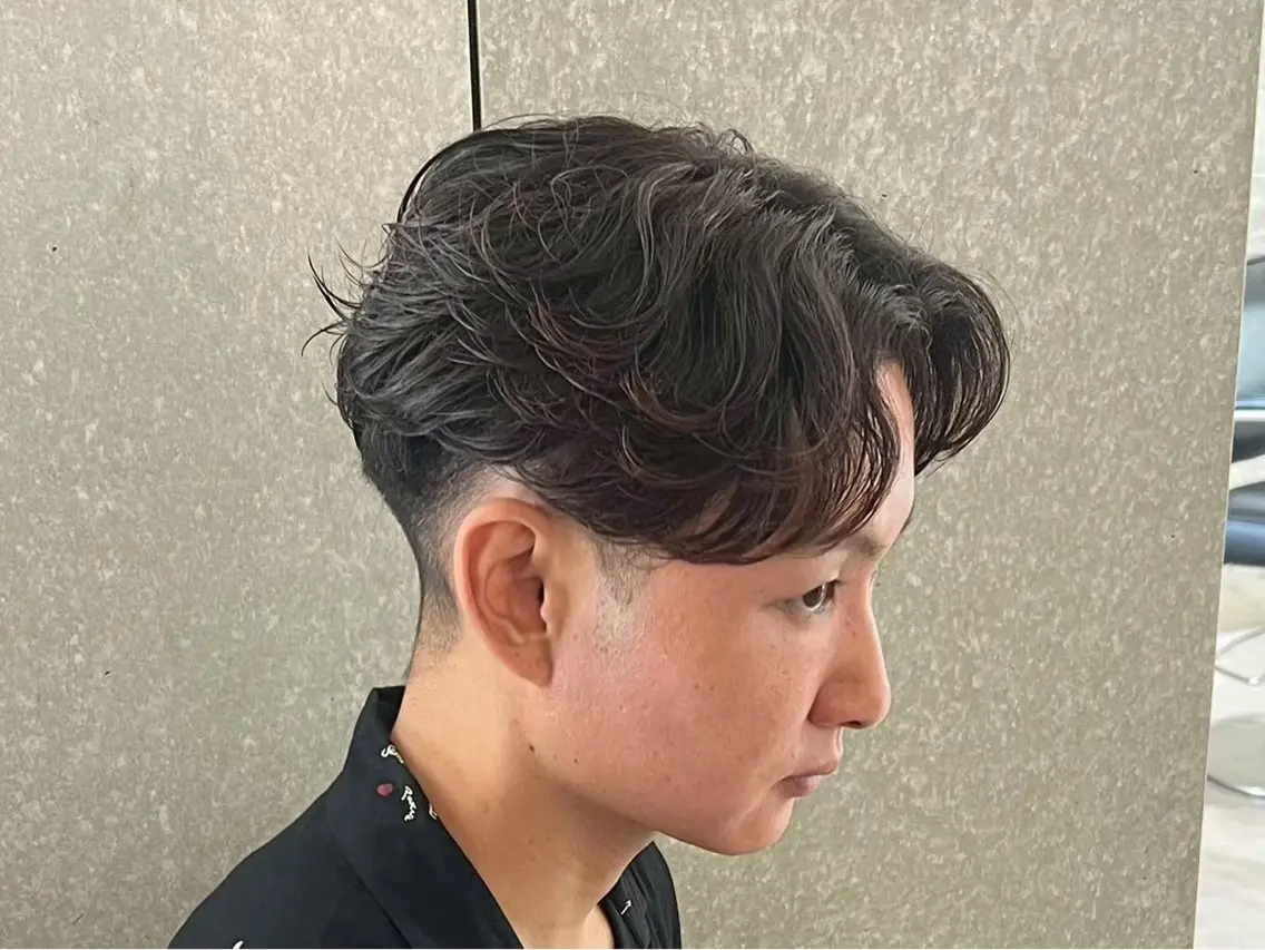 ショート パーマ メンズ 朝ラクパーマ 【SENA】のヘアスタイル