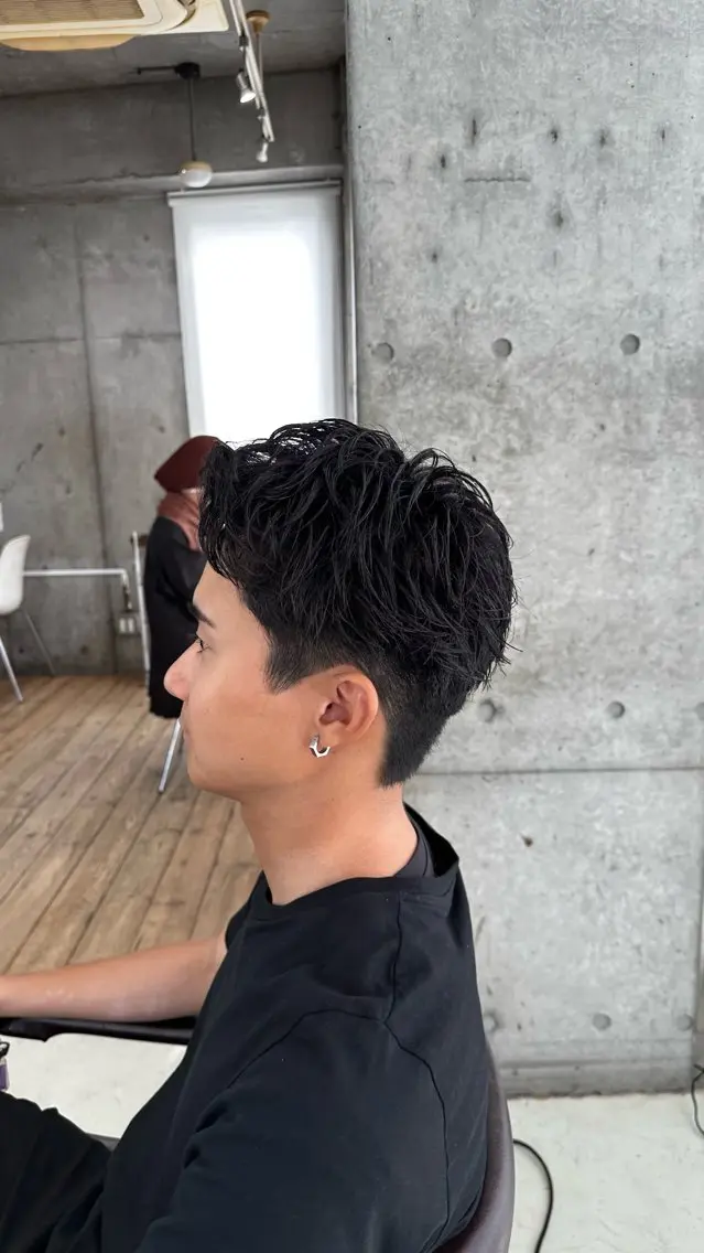 ショート メンズ カット fifth原宿 宮部蓮のヘアスタイル