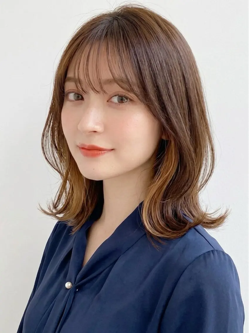 ミディアム カット トリートメント リュウヤ🌙透明感 /艶髪🌙のヘアスタイル
