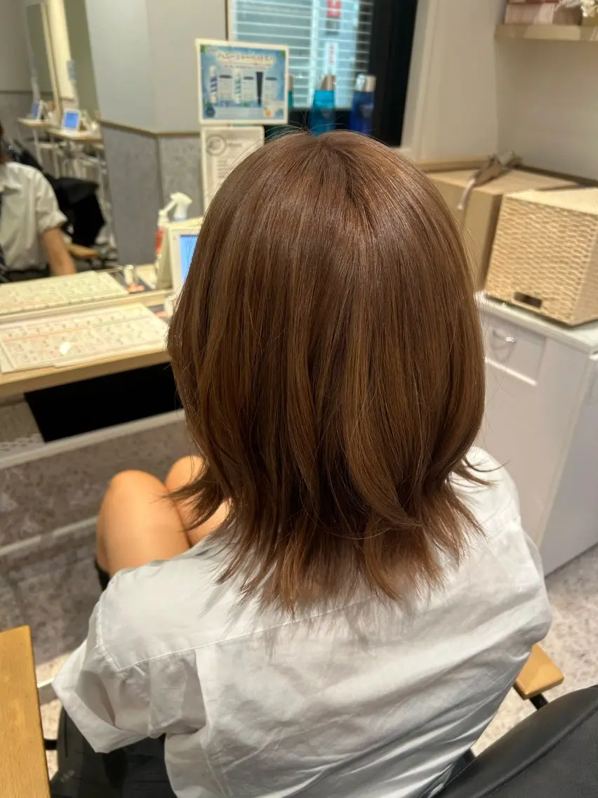 カラー ♡透明感カラー★ ネイル/しの♡のヘアスタイル