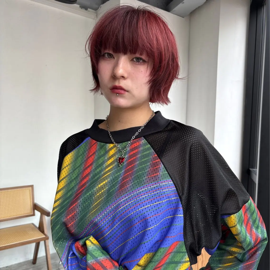 ショート ショートボブ ボブ ショートヘア 木村 藍のヘアスタイル