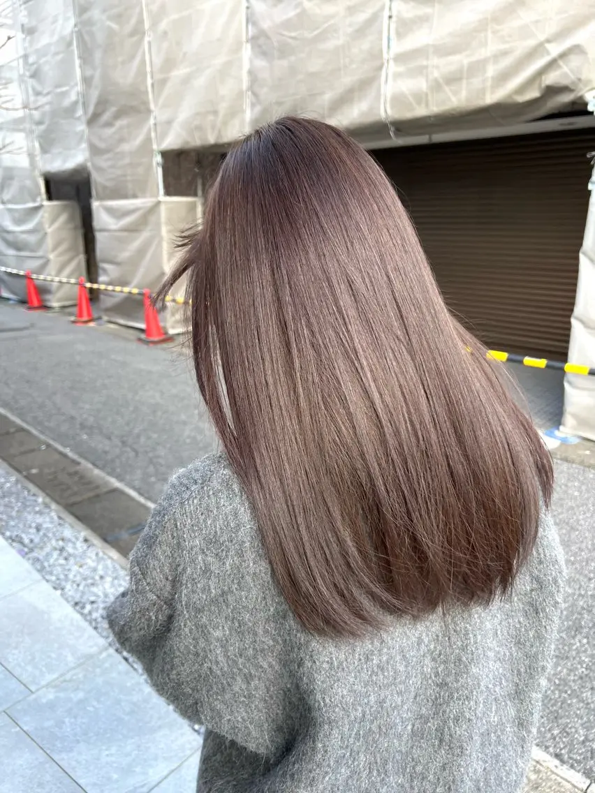 【髪質改善ストレート】シルクのような手触りでサラサラに‼️梅雨に向けてまとまりのある髪への写真