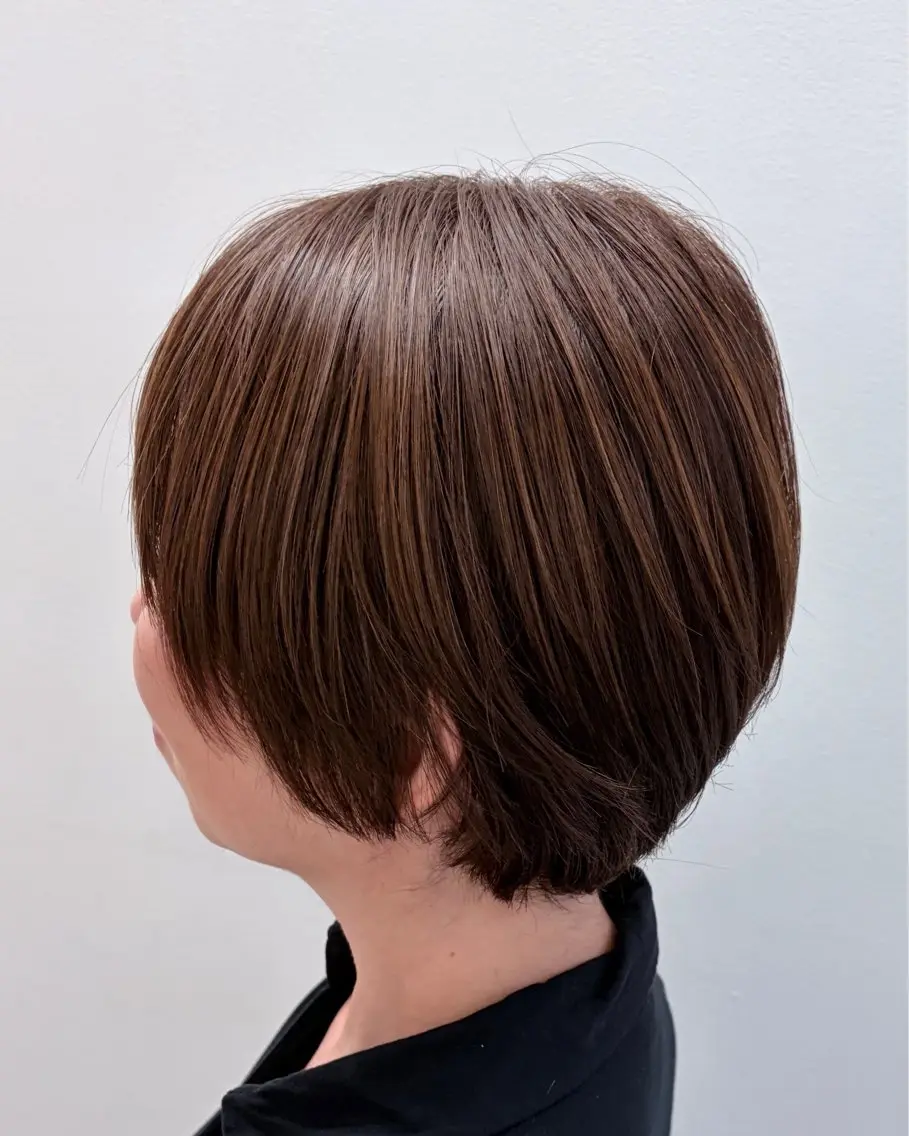 ショート 成瀬スパイラル パーマ清水大隼のヘアスタイル