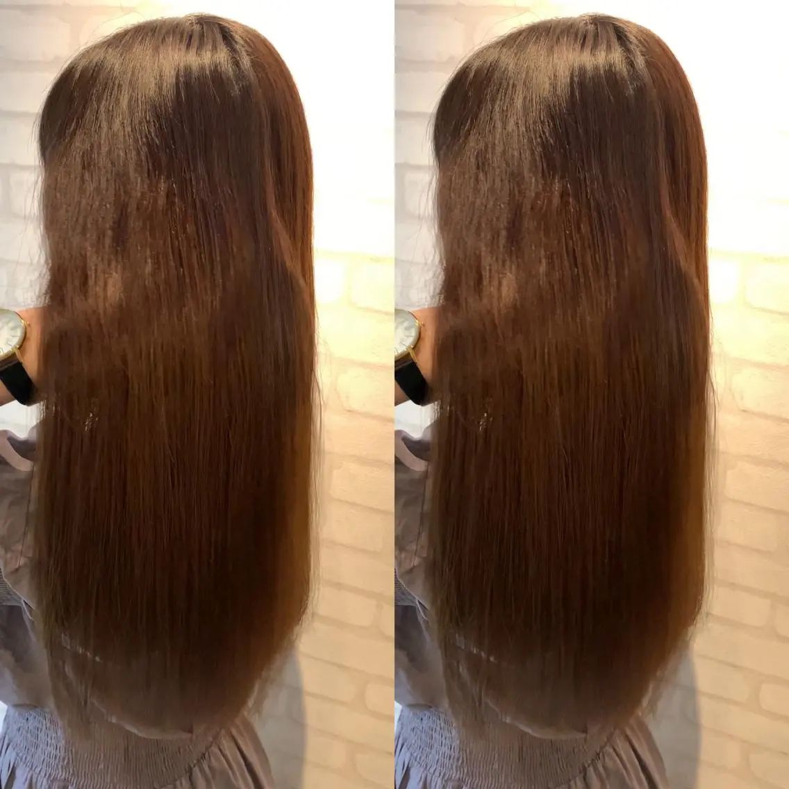ロング 髪質改善 髪質改善カラーのヘアスタイル