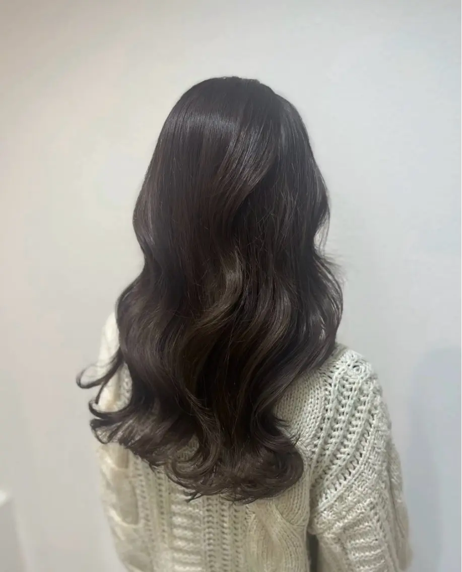 ロング カラー カット ヘアカラー トリートメント 透明感カラー／ 艶感カラー／RAMUのヘアスタイル