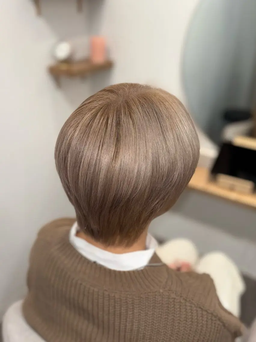 【無料モデル】ショートレディースカット🫧［シャンプー・ブロー込］ ¥0 ※女性限定※の写真