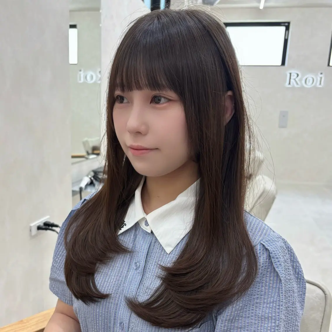 セミロング カラー 暗色カラー/レイヤー 🩶KAITOのヘアスタイル