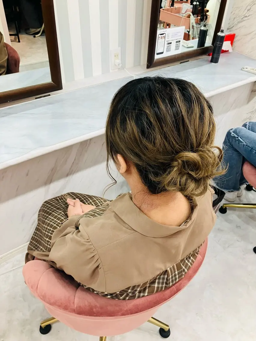 ヘアアレンジ eyelash 大正のマツエク・マツパデザイン