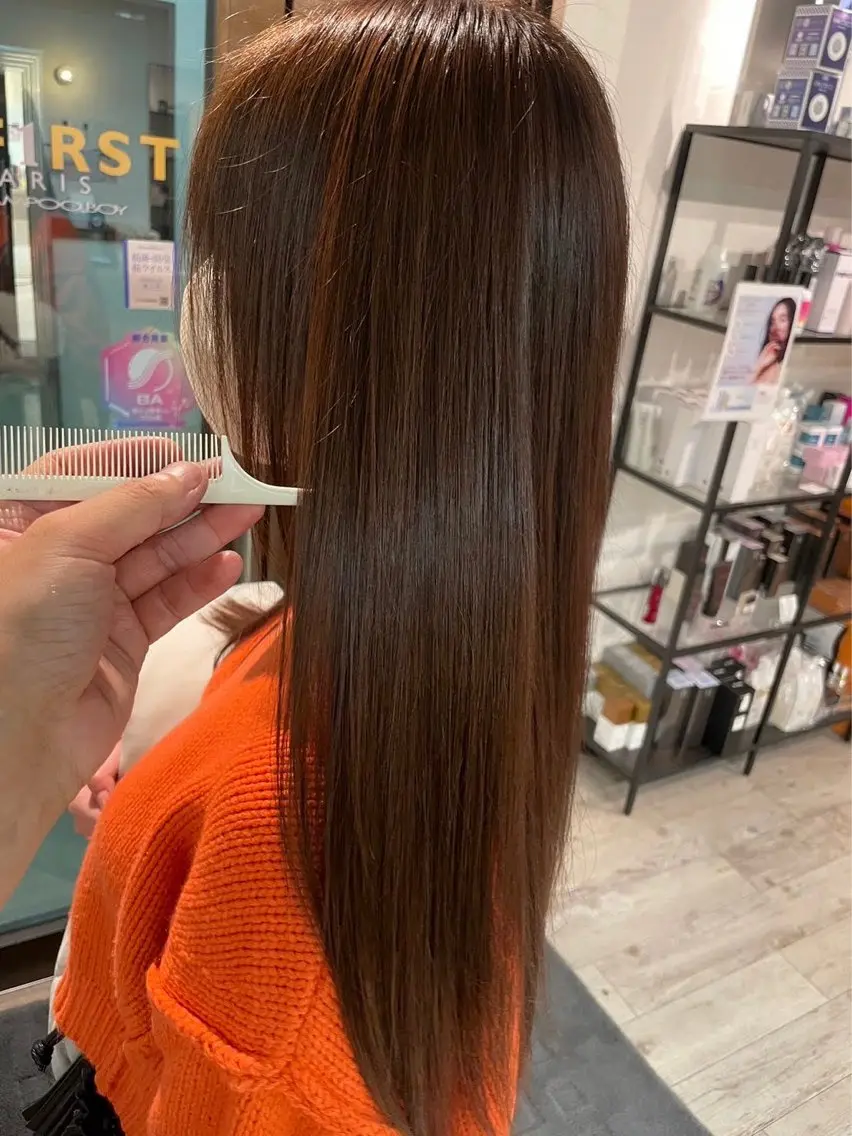ロング 髪質改善 ロング 長谷川 賢治のヘアスタイル