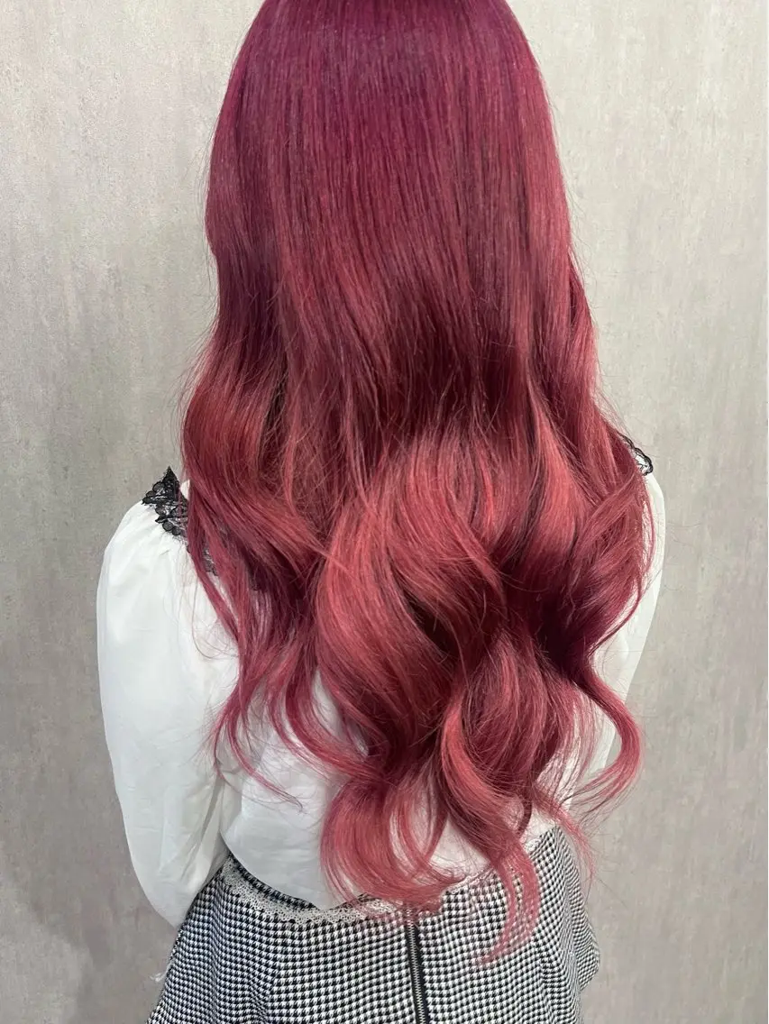 ロング ヘアカラー トリートメント ‎🤍透明感カラー︎ ‎🤍YUURI🤍のヘアスタイル