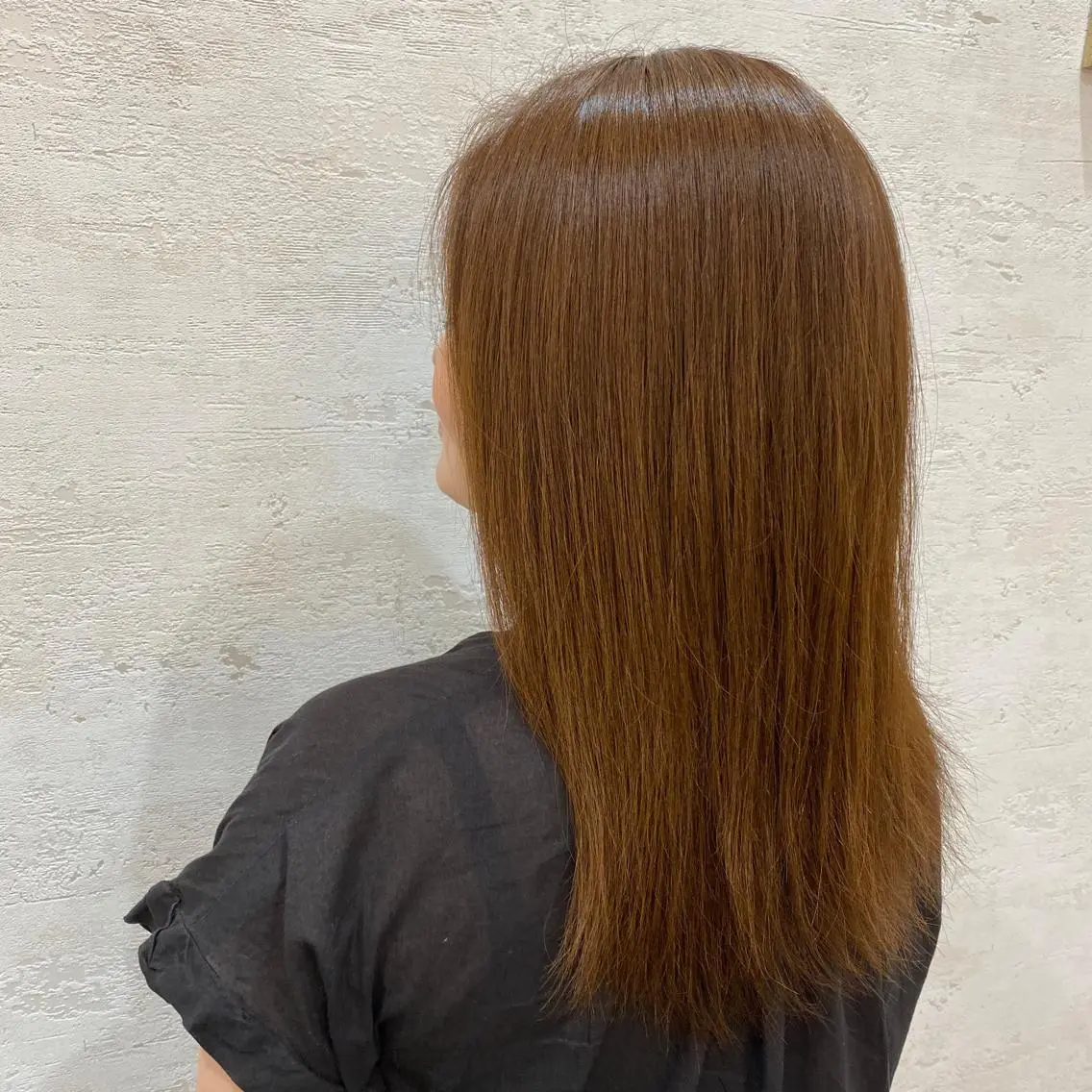 セミロング カラー 松本 沙良のヘアスタイル