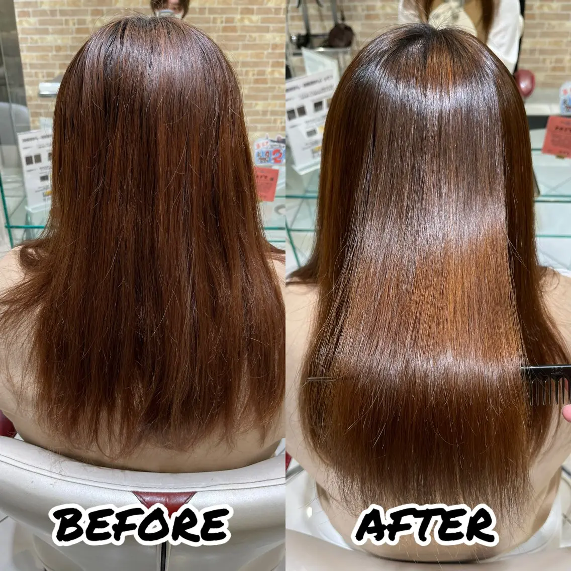 ロング カット 縮毛矯正 トリートメント 髪質改善美容師 鈴木のヘアスタイル