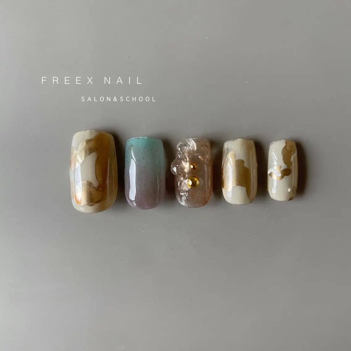 ネイル ニュアンスネイル ハンドネイル ハンドケア freex nail /ニュアンス/個性派のネイルデザイン