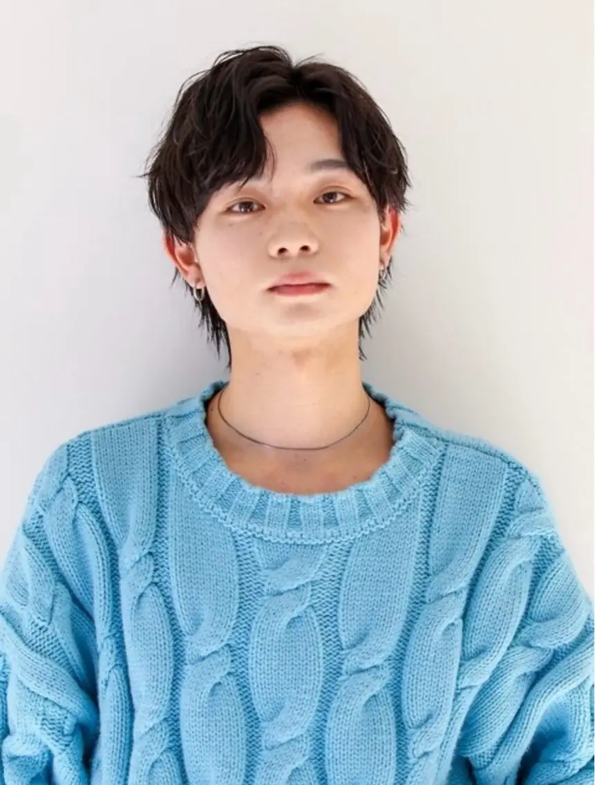 ショート パーマ メンズ ブリ—チ🎨パ—マ 🌿表参道ちえ🌿のヘアスタイル