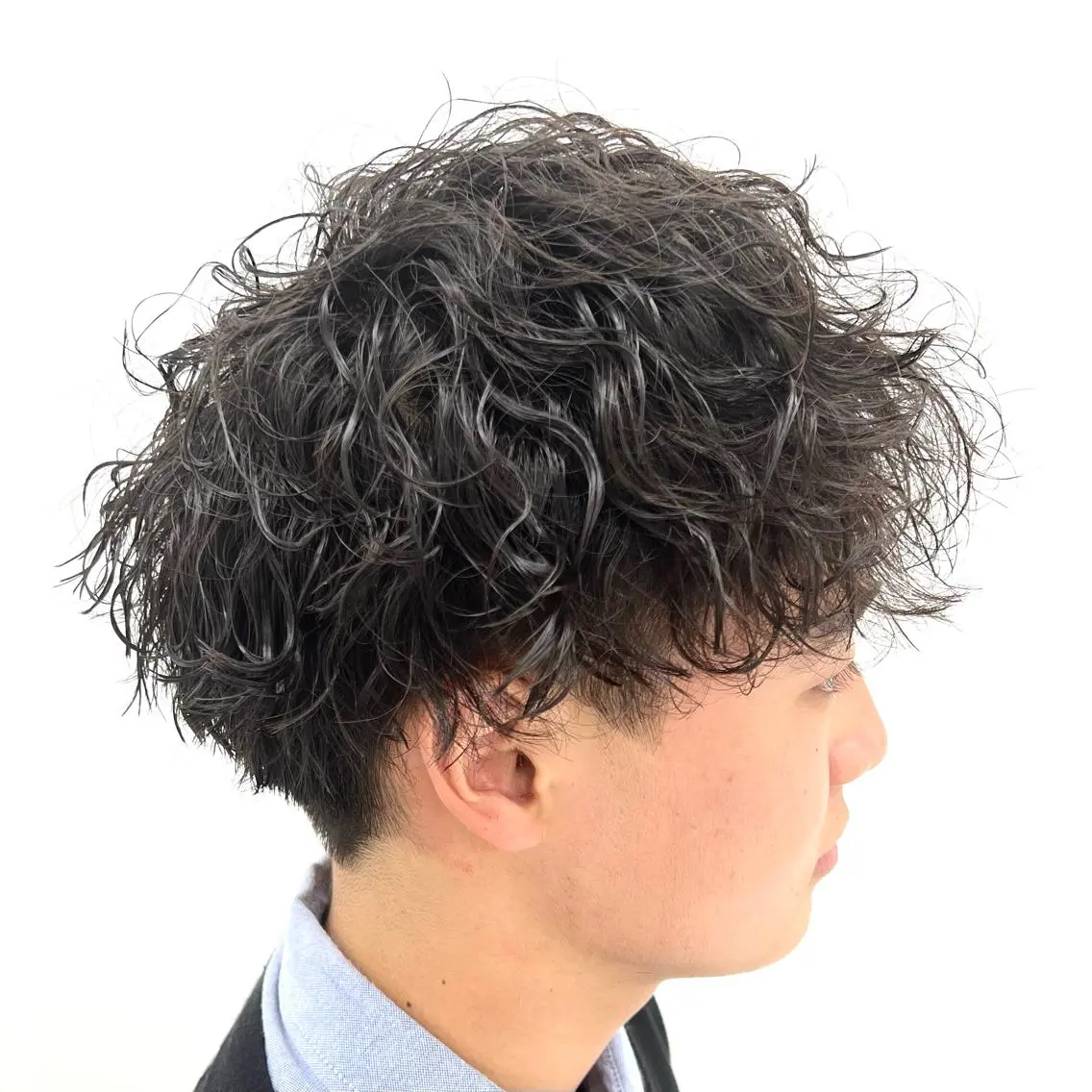 ショート パーマ ヘアカラー 柏メンズカットパーマ NO.1タイチのヘアスタイル