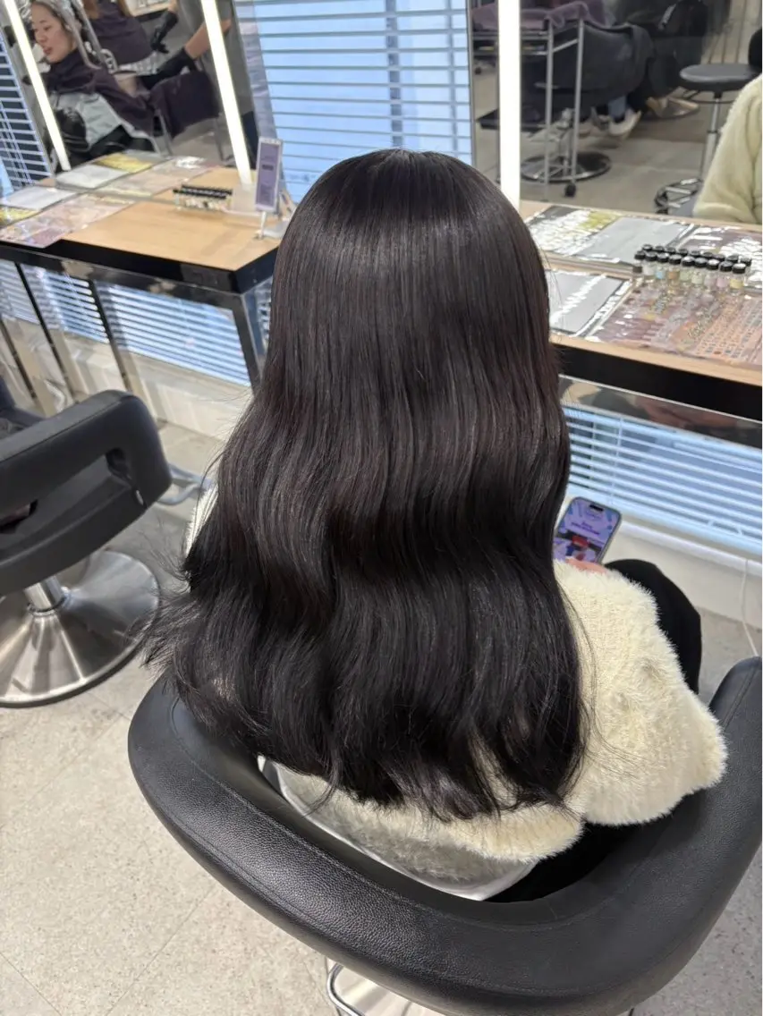 ロング ヘアカラー トリートメント miku/ラベンダー 透明感カラー🪻❤︎のヘアスタイル