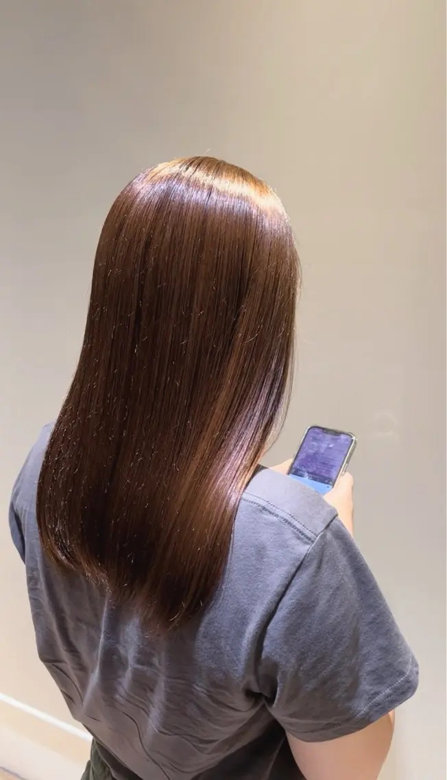 セミロング カラー カットモデル様 募集中のヘアスタイル