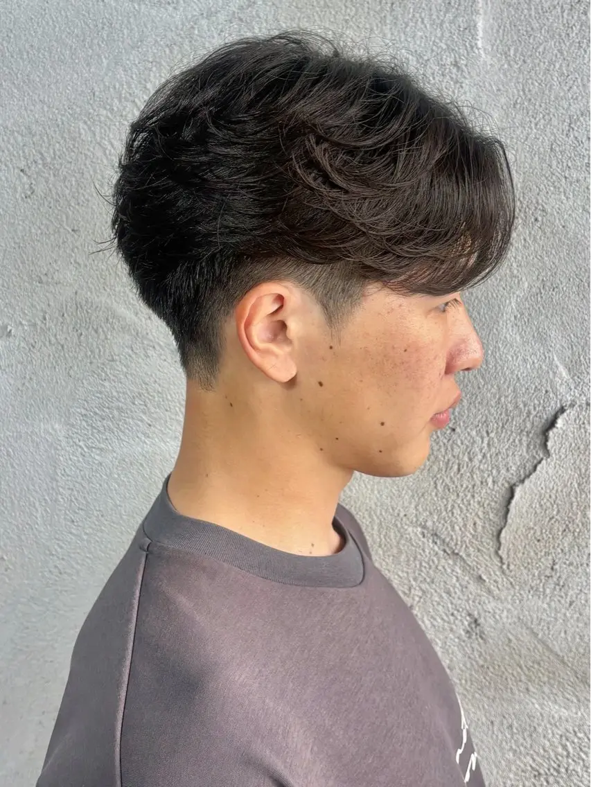 カラー メンズ 大谷 真央のヘアスタイル