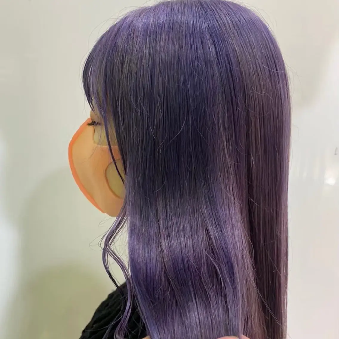 ロング カラー 縮毛矯正/ワンカラー モデル募集🫧羽夏のヘアスタイル