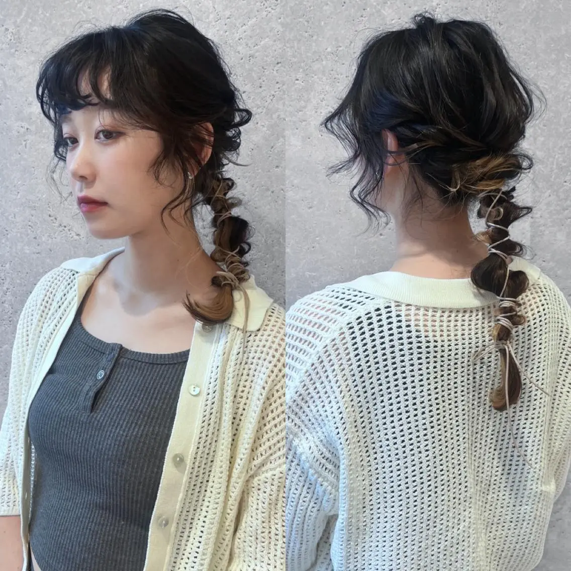 ヘアアレンジ カット ヘアカラー トリートメント 🩰 柔らかいカラー tomomi🌛のヘアスタイル