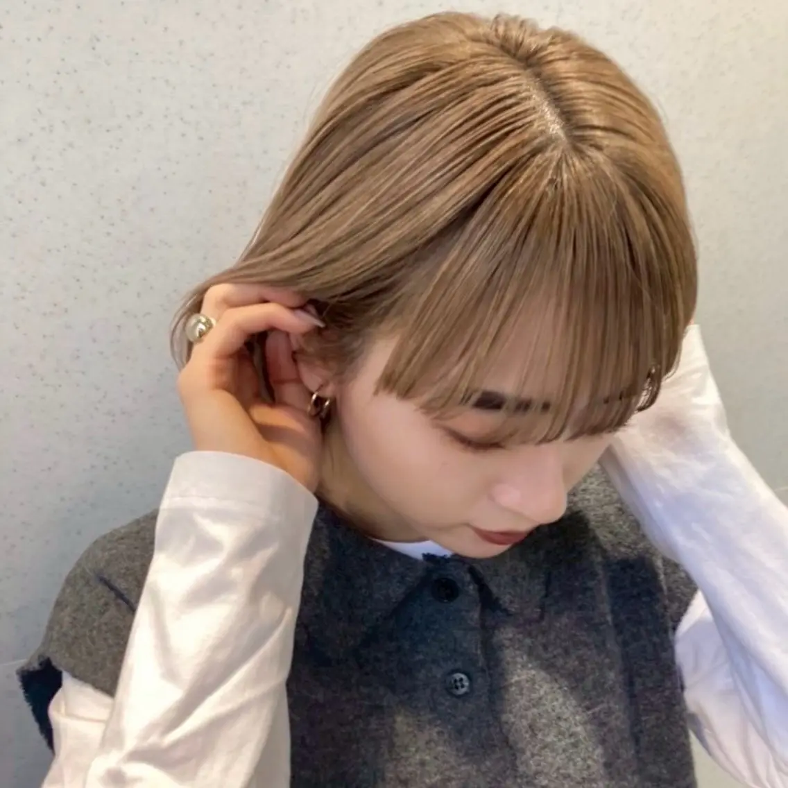 ミディアム ALBUM ୨୧のヘアスタイル