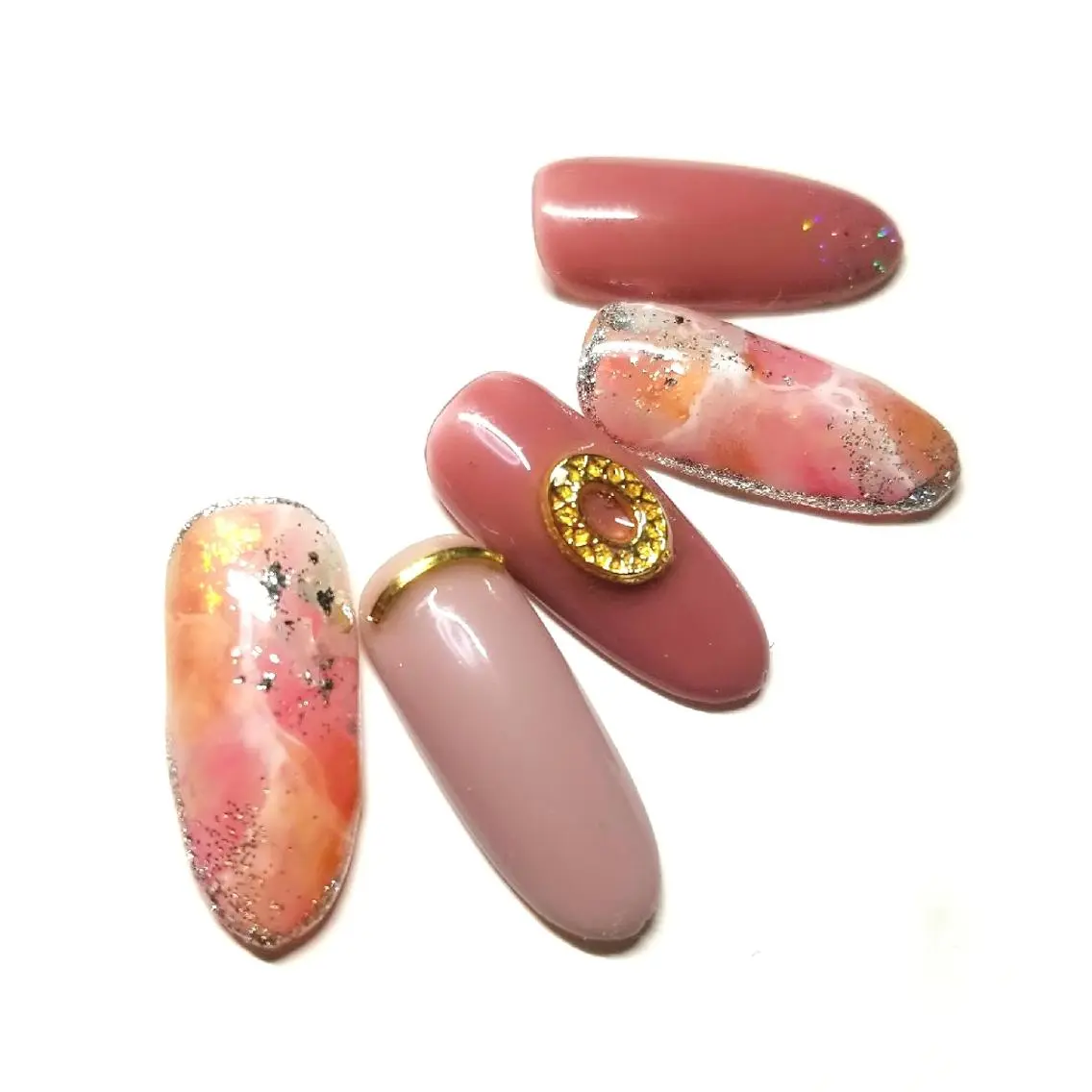 ネイル 大理石ネイル(マーブル) nail salon ipuniのネイルデザイン