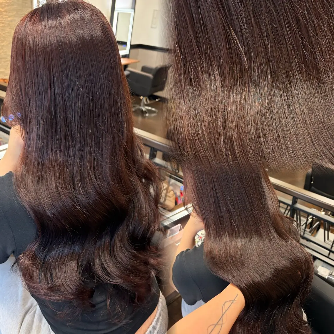 ロング カラー ヘアアレンジ ヘアカラー トリートメント 透明感カラー/推しカ ラー☁️JURAのヘアスタイル