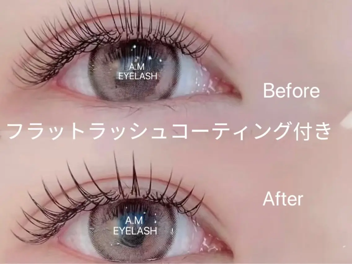マツエク・マツパ 束感まつ毛 フラットラッシュ マツエク A.MEYELASH SALON新大久保店のマツエク・マツパデザイン