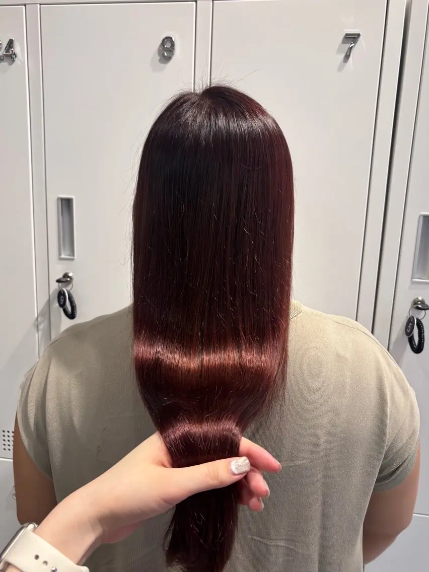 【ミニモ限定価格✨】前髪顔周りカット+髪質再生バイカルテ5ステップトリートメント🫧の写真
