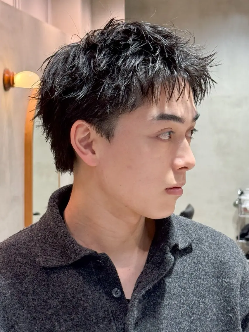 ショート パーマ ショートヘア カット パーマ クドウレイ fifth神南のヘアスタイル
