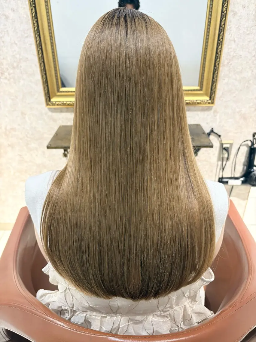 セミロング MORISAKI ✂︎縮毛矯正のヘアスタイル