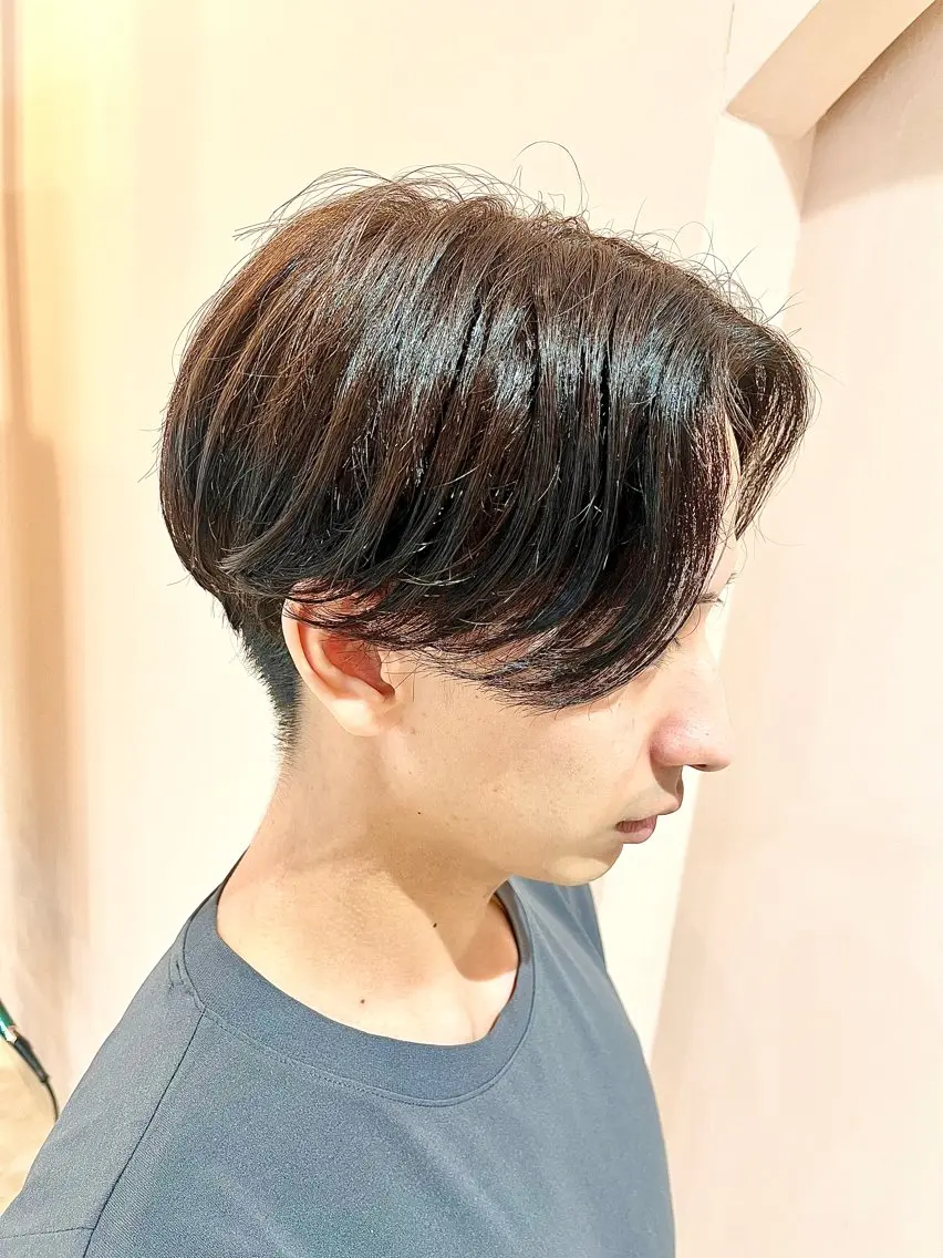 ５月30.31日限定【カット➕メンズ毛流れニュアンス パーマ  ショートスパ トリートメント】の写真