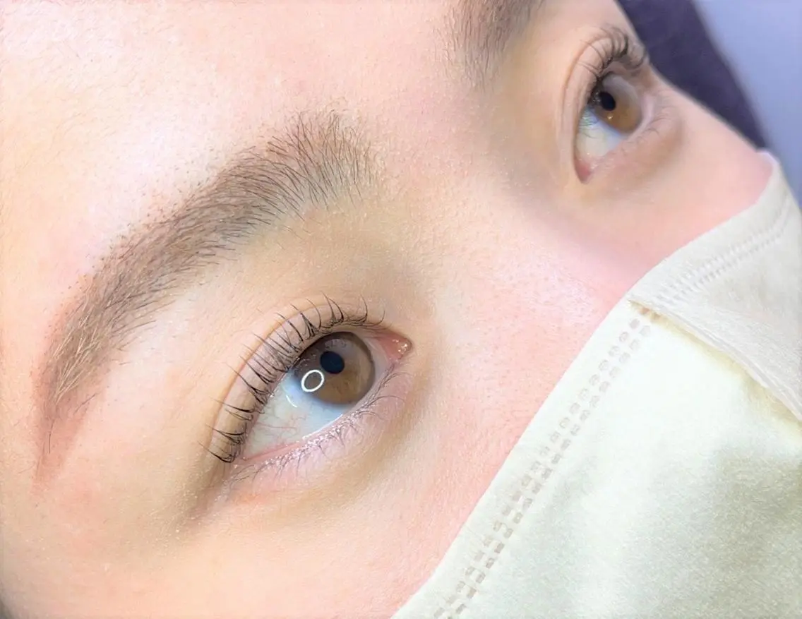 マツエク・マツパ 下まつげエクステ 一重×まつ毛パーマ Charme totalsalonのネイルデザイン