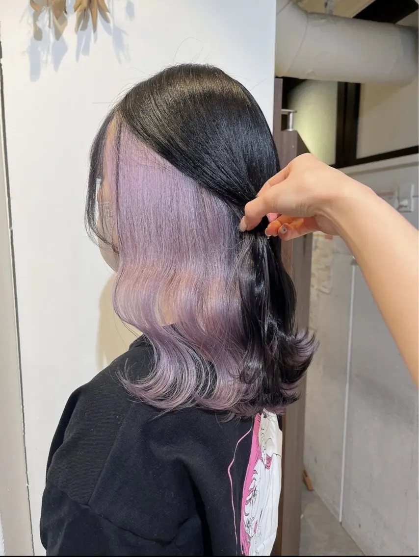 【🎨お1人様限定🎨】インナーカラー(ブリーチ込〇)🥣の写真