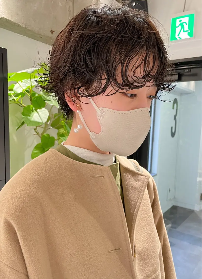 ショート パーマ 千葉 太助のヘアスタイル