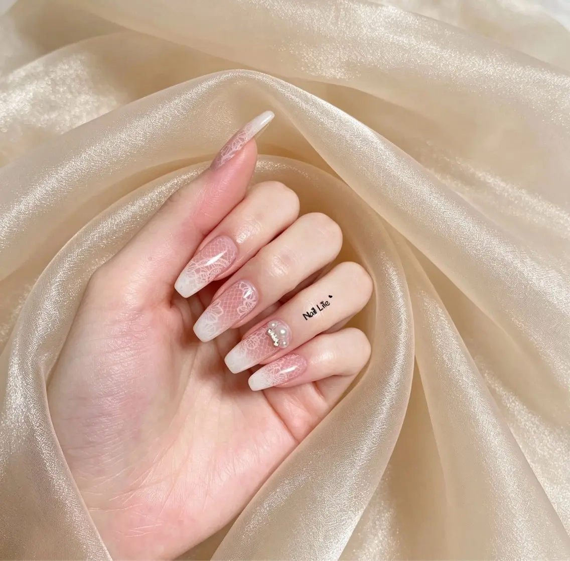 ネイル アートネイル レース Nail Lifeのネイルデザイン