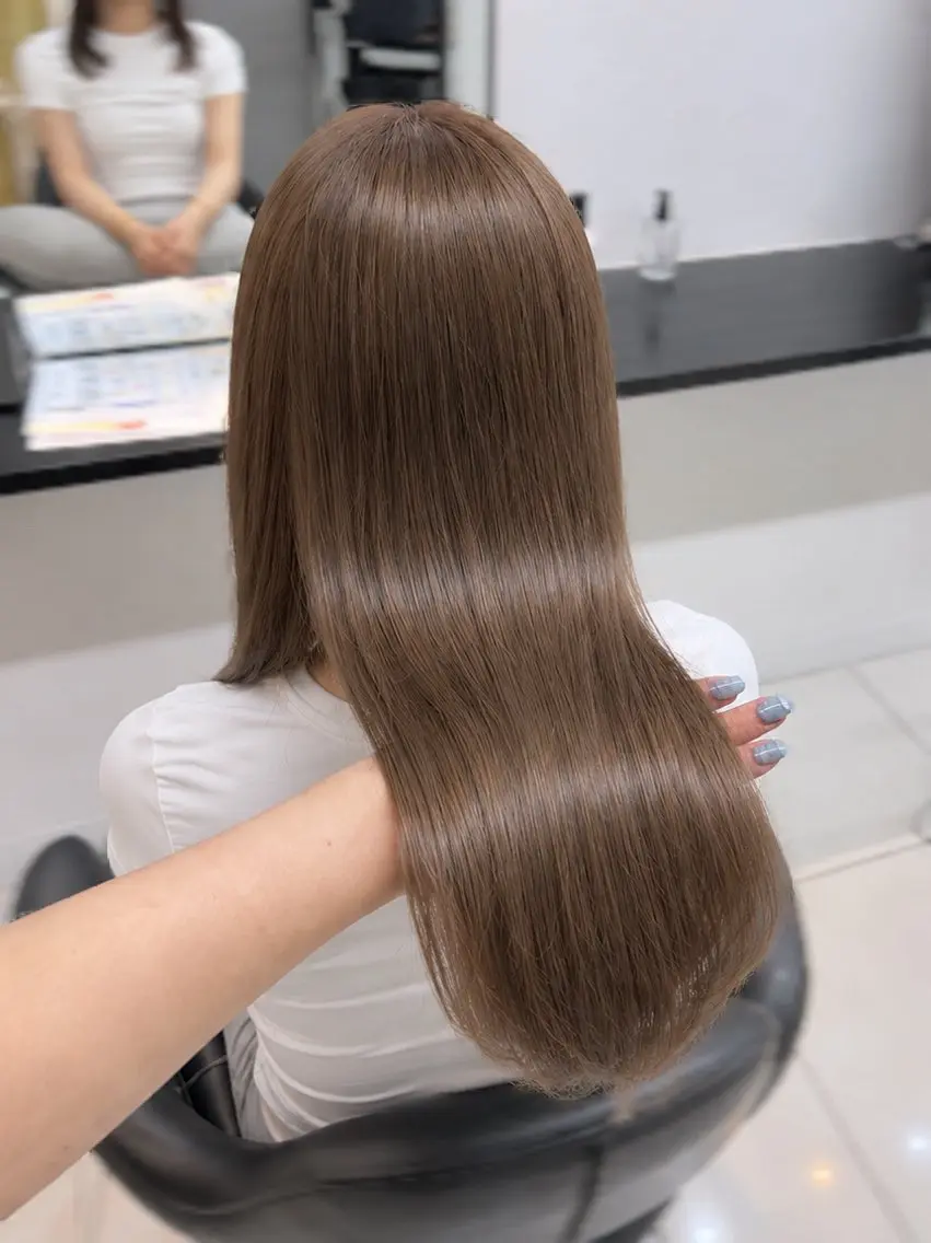 ロング カラー ヘアカラー ブリーチなしWカラー /アレンジ/ユウミのヘアスタイル