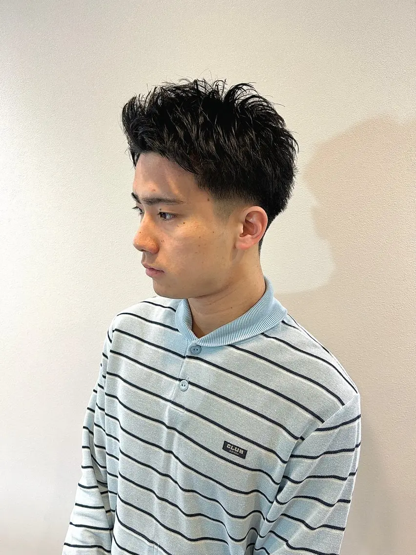 ショート ショートヘア カット トリートメント メンズ特化🔥再現度 高カット/パーマ/元のヘアスタイル