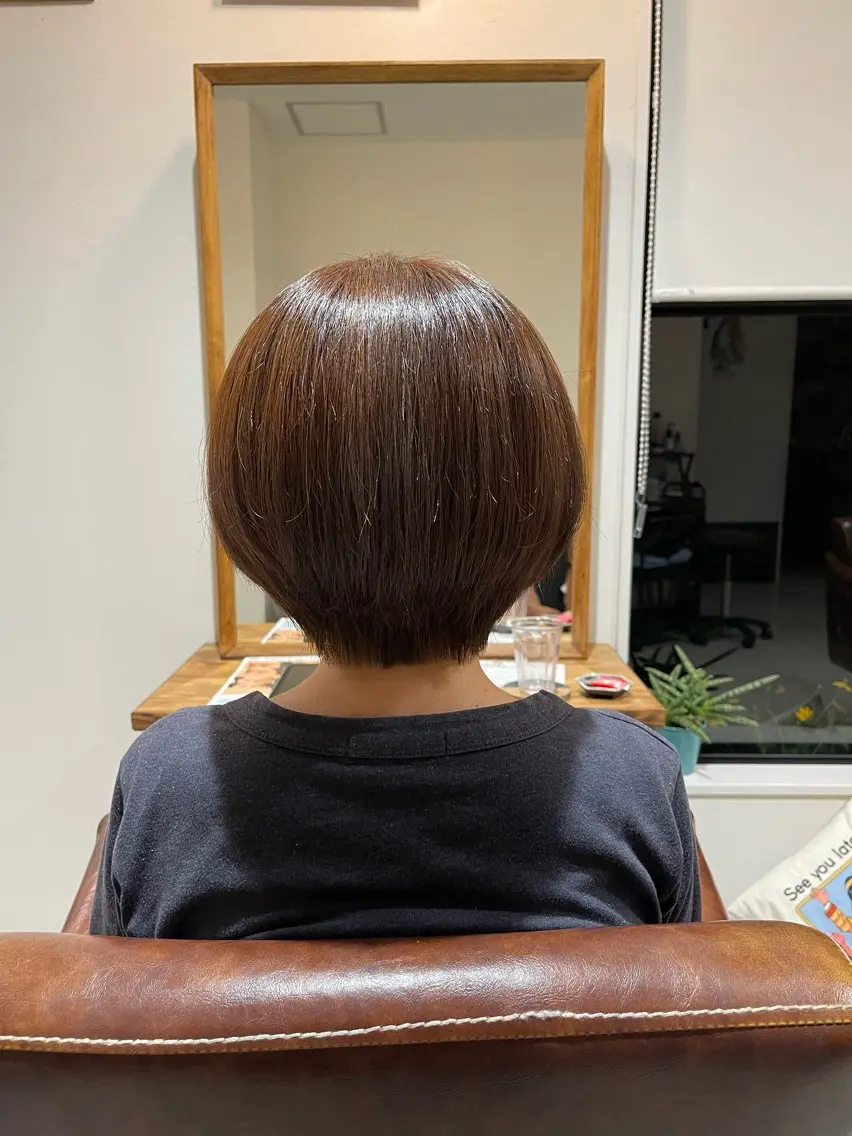 ショート カラー カット ヘアカラー 増田 夏季のヘアスタイル