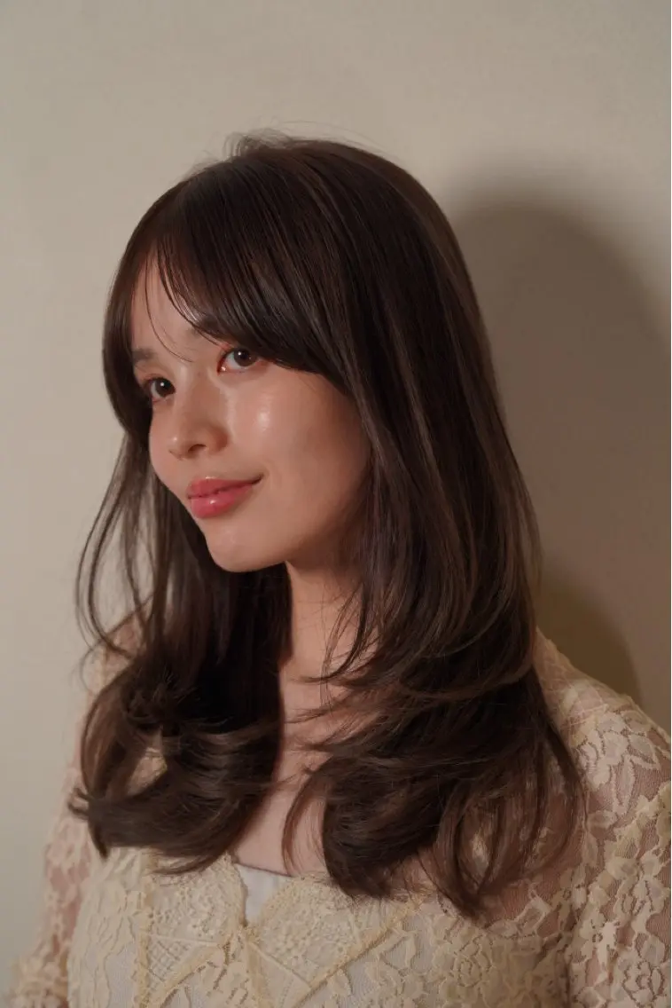 ロング カラー 銀座/骨格診断 垢抜けレイヤー/菅原のヘアスタイル