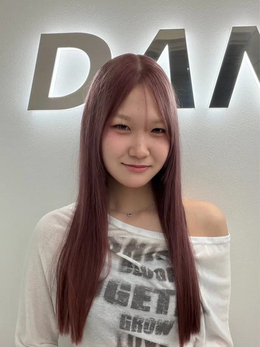 カラー ヘアカラー トリートメント ヘアセット girlな暖色ヘア 🪽🫧ハルナ🎀のヘアスタイル